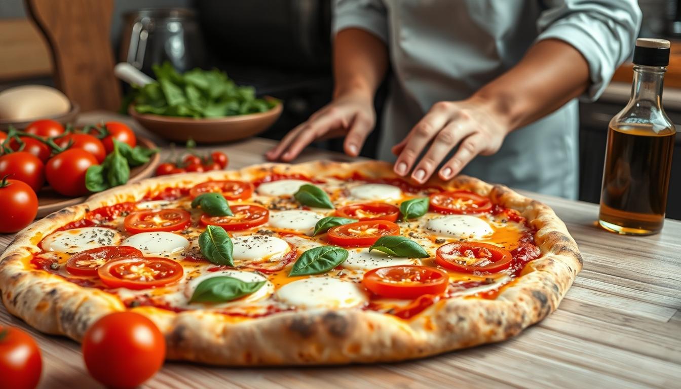 Quick weeknight dinner prepared in a home kitchen